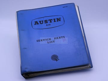 Austin A40 Service Parts List