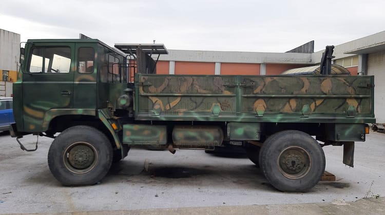 Scania SBA111 Military Truck